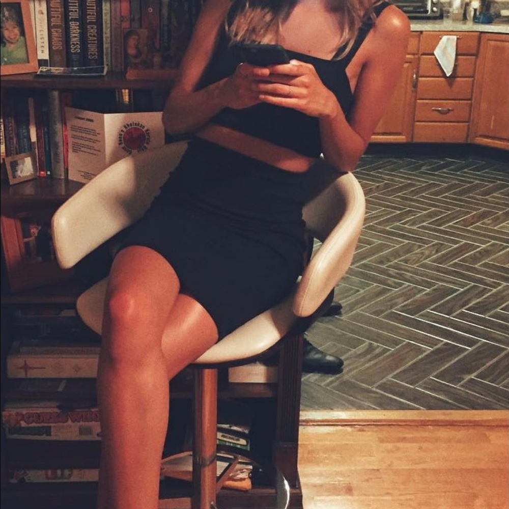 Lulus Two Piece Black Dress